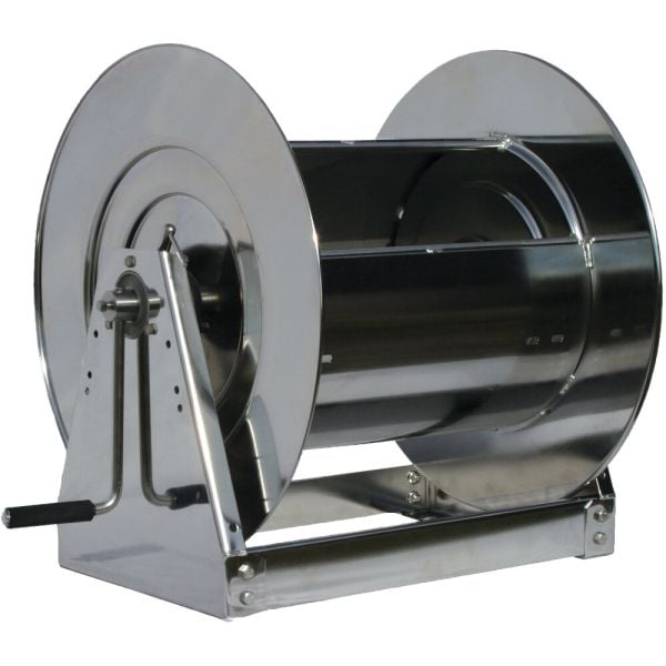 Reelcraft HS37000 L - 1x 100' Stainless Steel Hand Crank Hose Reel