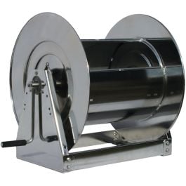 HS37000 L - 1x 100' Stainless Steel Hand Crank Hose Reel