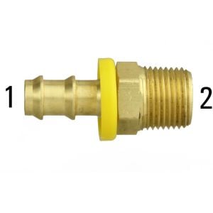 Inverted Flare Male Connector - Valley Hydraulic Service Inc
